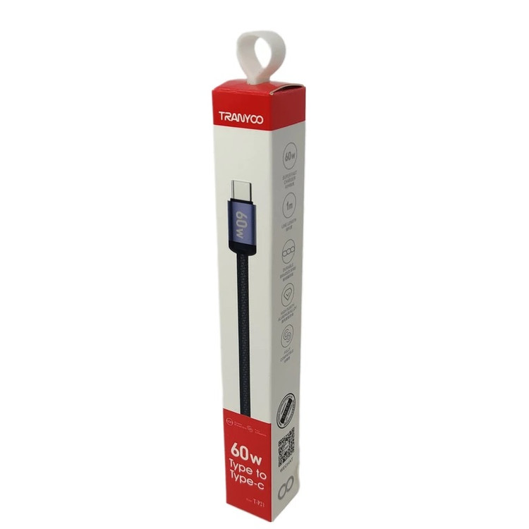 کابل Type-C TRANYOO مدل 60W T-P21