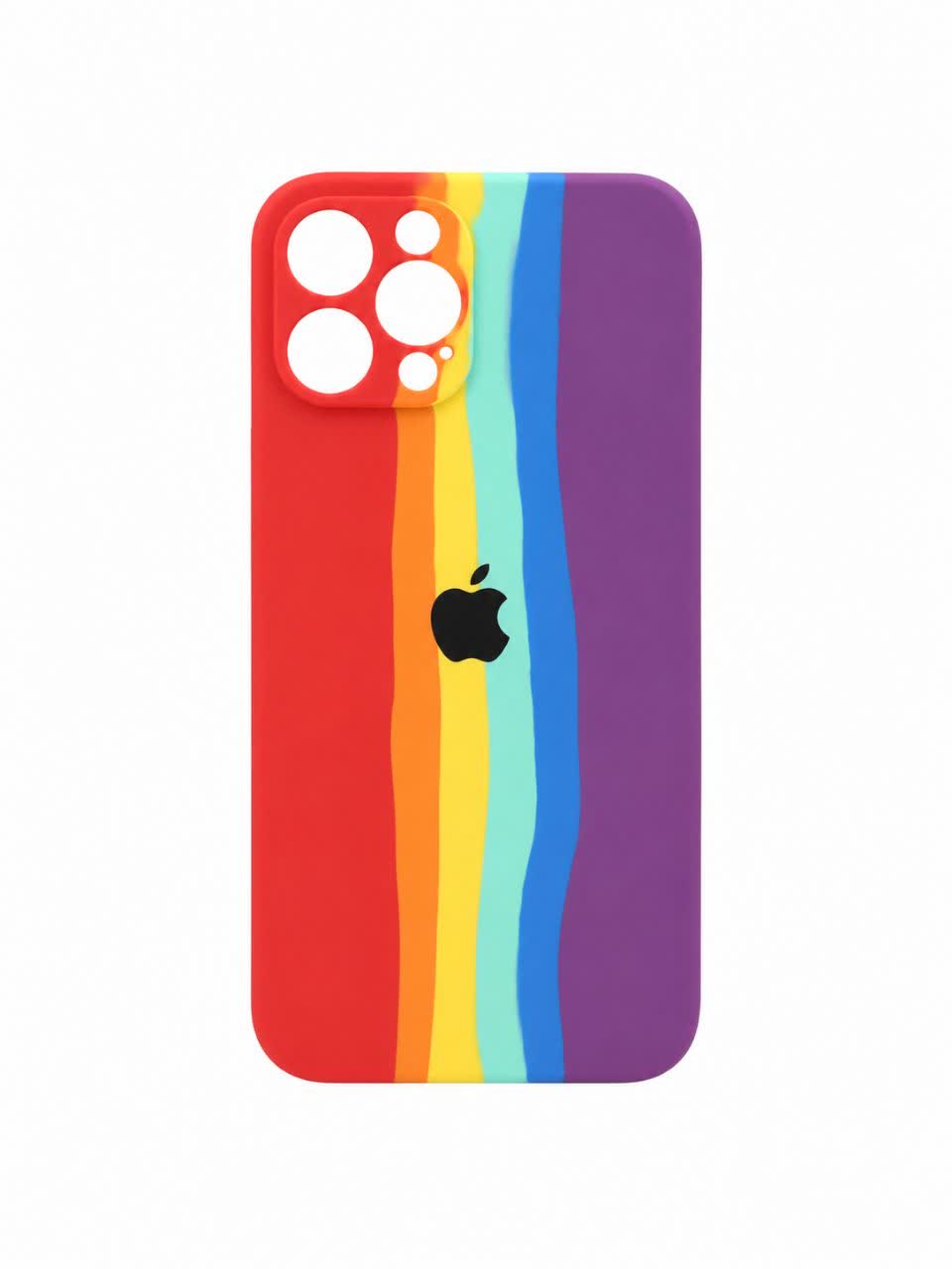 قاب سیلیکونی رنگین کمانی Iphone 12ProMax