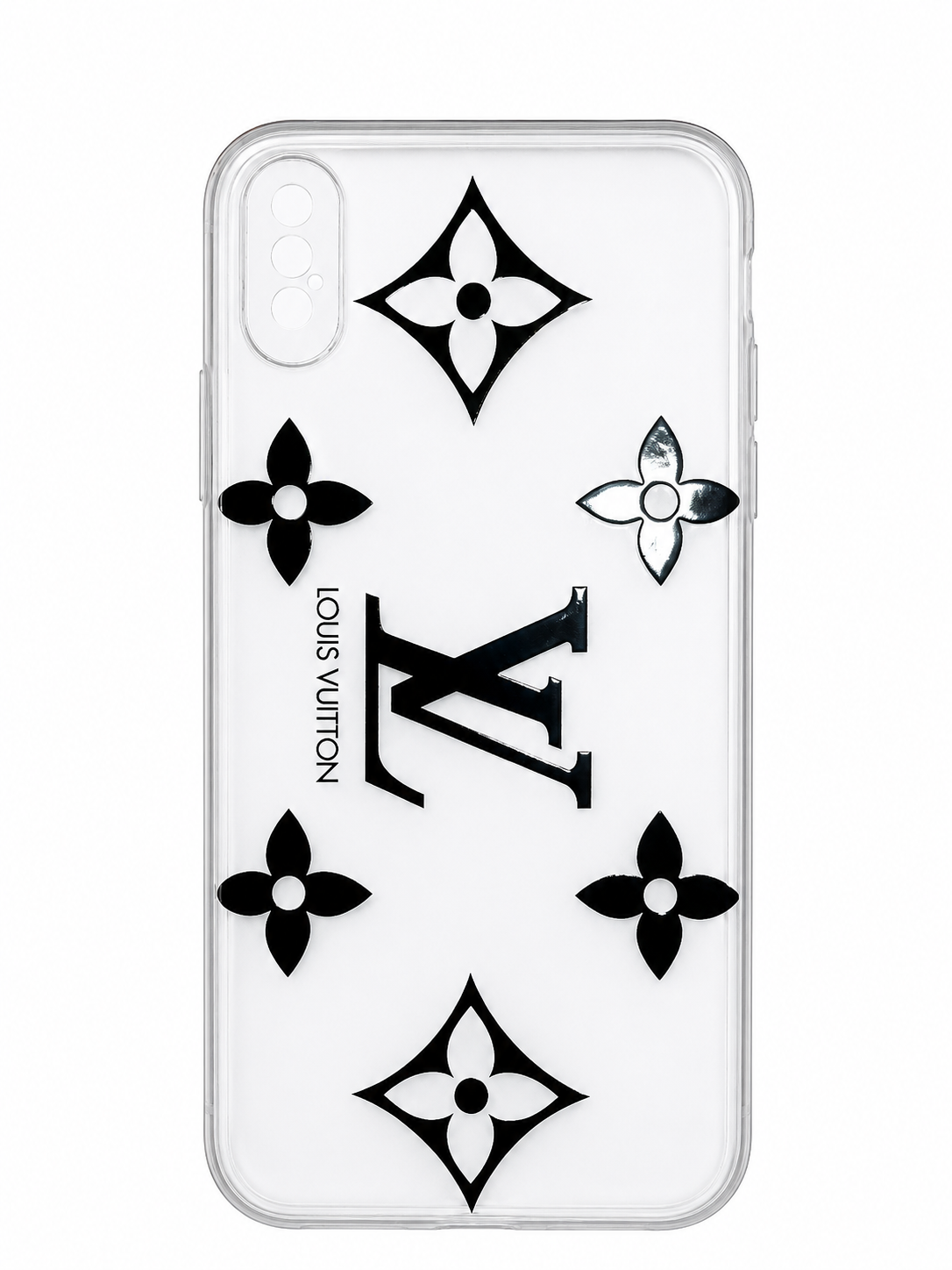 قاب دور رنگی پشت شیشه ای طرح دار Iphone X/Xs
