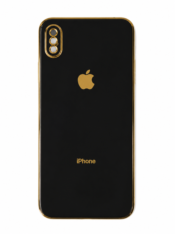 قاب دور طلایی Iphone Xsmax