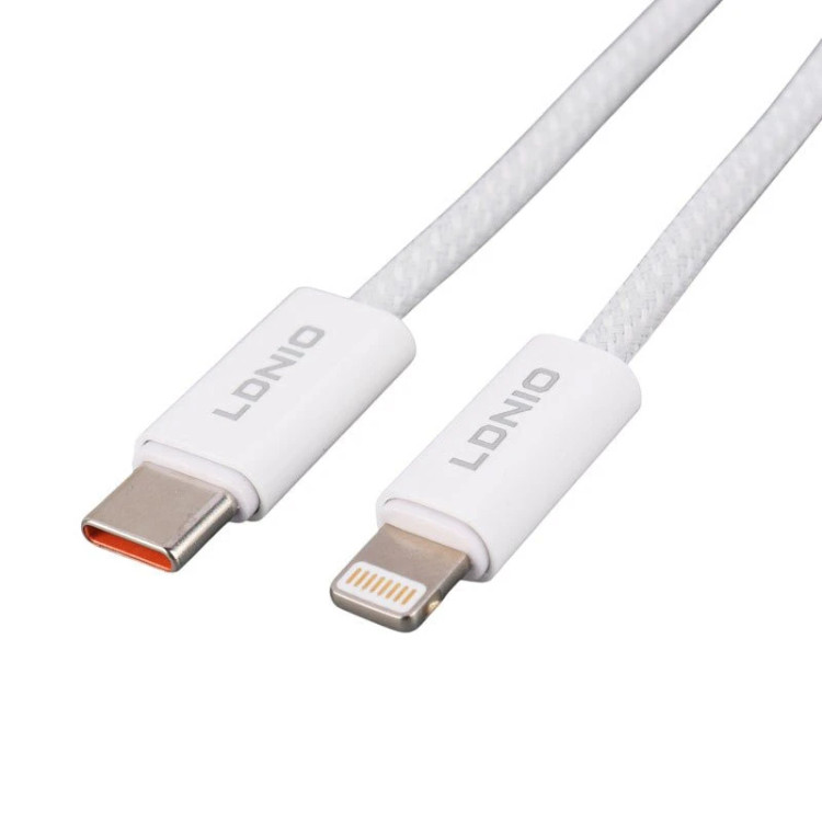 کابل تایپ سی به لایتنینگ فست شارژ 30 وات الدینیو طول 1 متر